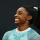Simone Biles smiles during day four of the U.S. Gymnastics Championships 2018 at TD Garden on August 19, 2018 in Boston, Massachusetts.